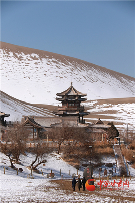 【陇拍客】银装素裹 雪后敦煌景如画